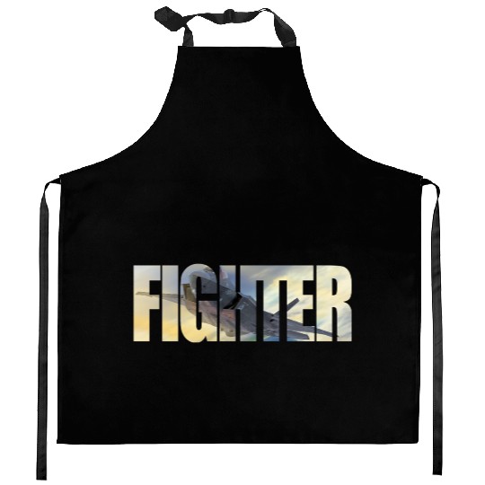 Fighter F-35 Lightning II Kitchen Aprons