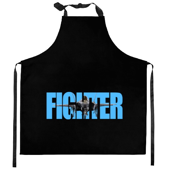 Fighter F-35 Lightning II Kitchen Aprons