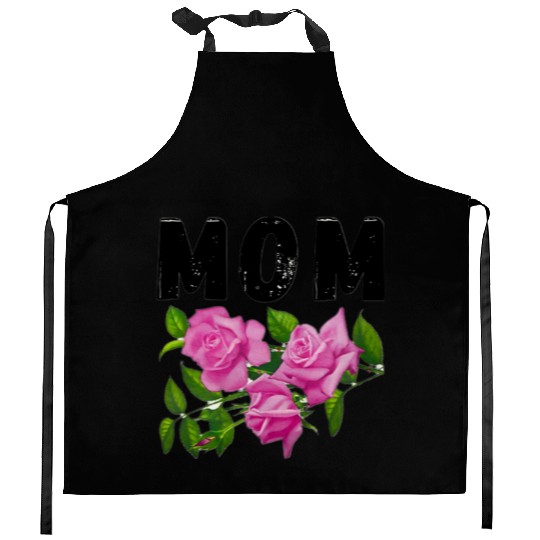 Best Mom Ever - Simple & Sweet Mother's Day Design Kitchen Aprons