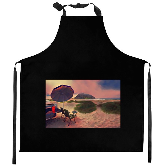 Morro Beach Picnic Kitchen Aprons