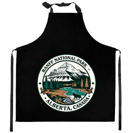 Banff National Park Alberta Canada Kitchen Aprons