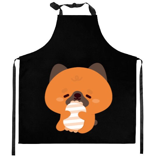 Sleepy German Shepherd Kitchen Aprons