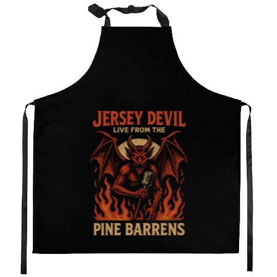 Jersey Devil Pine Barrens Concert Kitchen Aprons
