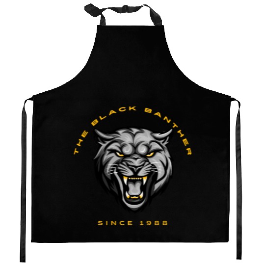 Fierce Black Panther Kitchen Aprons – Bold,Wild & Stylish