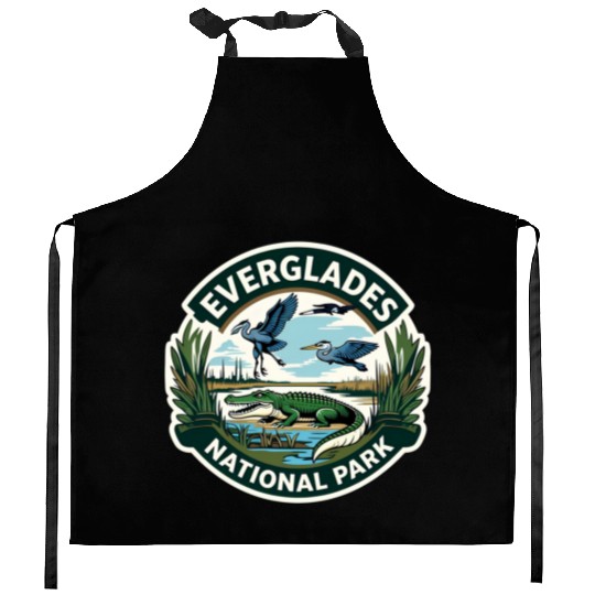 Everglades National Park Florida USA Logo Kitchen Aprons