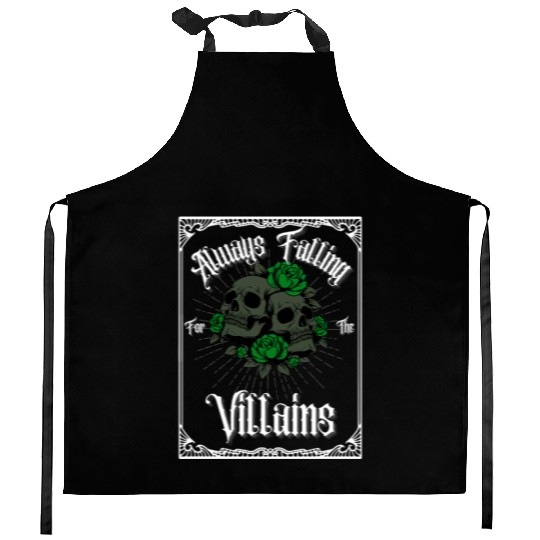 "Embrace the Dark Side – Iconic Villains Graphic T Kitchen Aprons