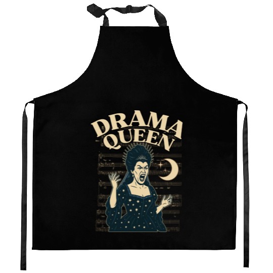 Drama Queen – Loud, Proud, and Slightly Unhinged Kitchen Aprons