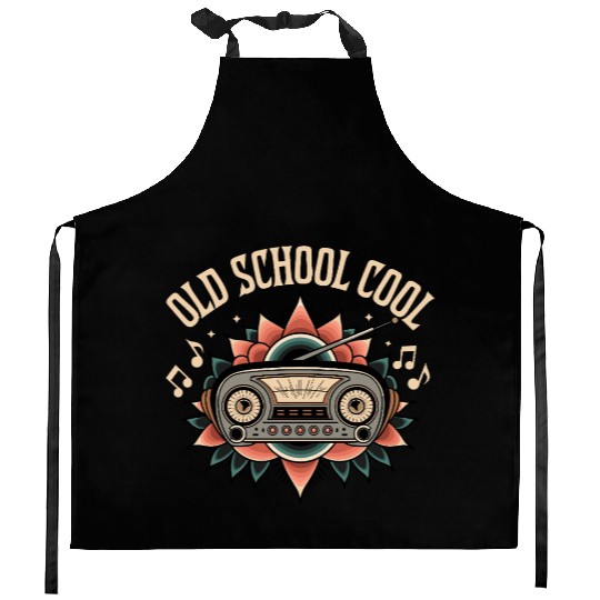 Old School Cool Kitchen Aprons