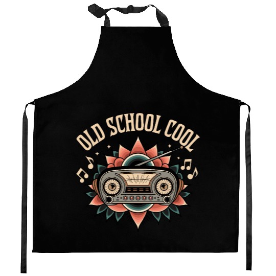 Old School Cool Kitchen Aprons