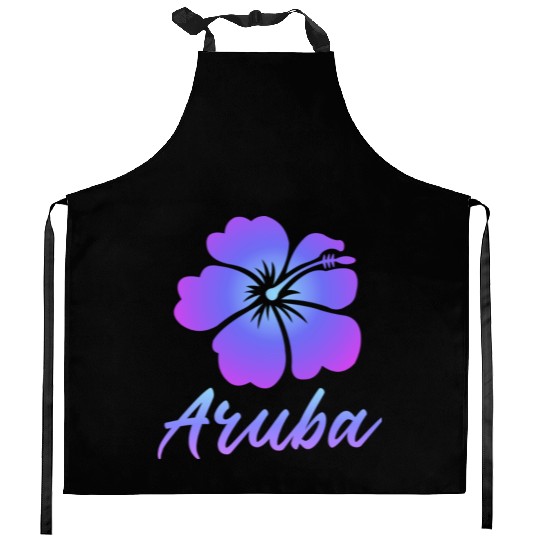 Aruba Hibiscus Kitchen Aprons