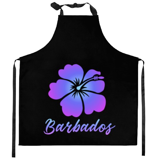 Barbados Hibiscus Kitchen Aprons