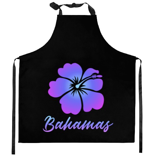 Bahamas Hibiscus Kitchen Aprons