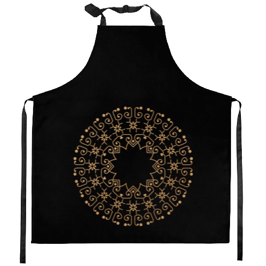 Celestial Flow Mandala Kitchen Aprons – Sacred Energy Design