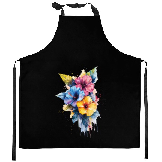 Hibiscus Kitchen Aprons