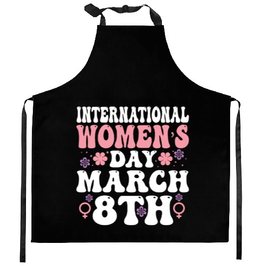 National Women's History Month 2025 Embrace Equity Kitchen Aprons