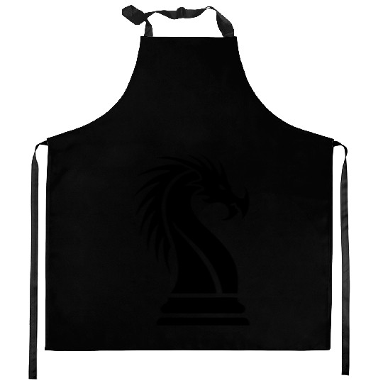 Chess Dragon (Icon of the d12 RPG) Kitchen Aprons