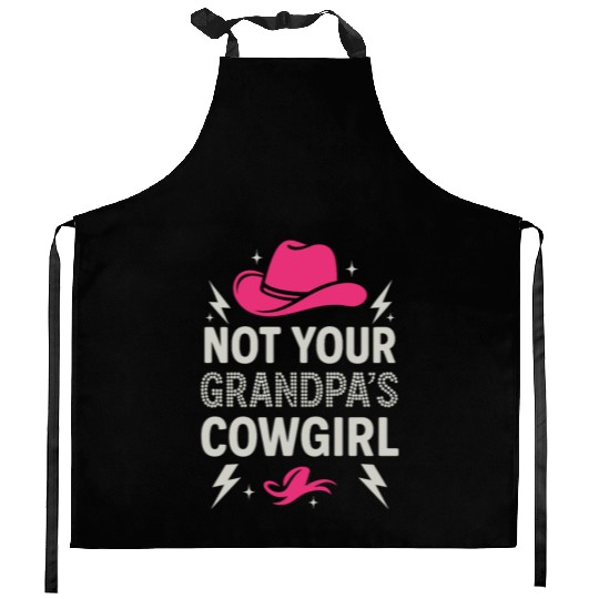 Soft Cowgirl Floral Rodeo Western Aesthetic Horse Kitchen Aprons