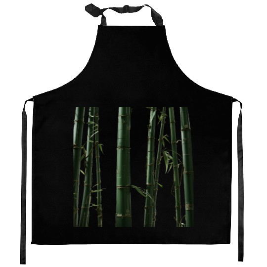 Tropical Bamboo Kitchen Aprons