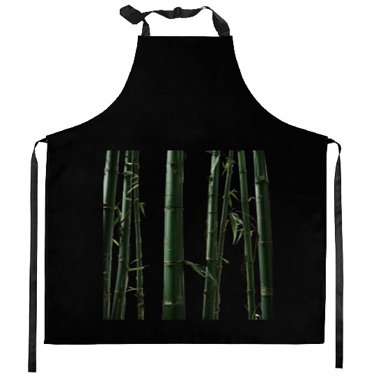 Tropical Bamboo Kitchen Aprons