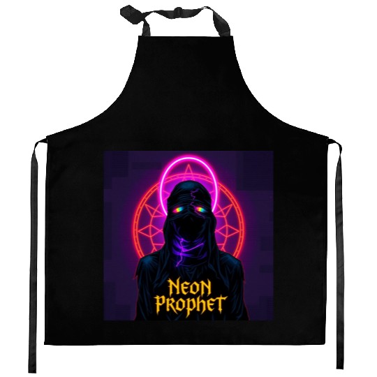 Neon Prophet Psychedelic Kitchen Aprons