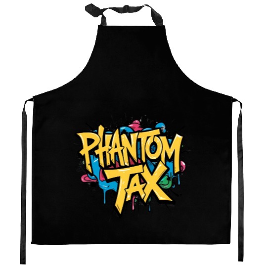 Phantom Tax Kitchen Aprons – Street Graffiti Money Slang