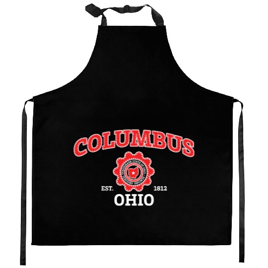 Columbus Ohio Pride - Hometown Ohio Kitchen Aprons