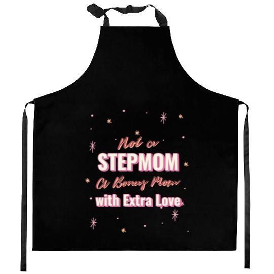 Bonus Mom Kitchen Aprons | Stepmom Mother's Day Gift