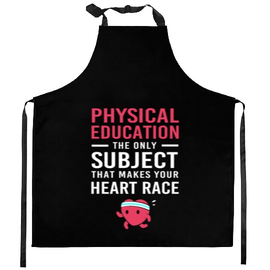 Pe Teacher Physical Education Kitchen Aprons
