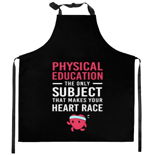 Pe Teacher Physical Education Kitchen Aprons