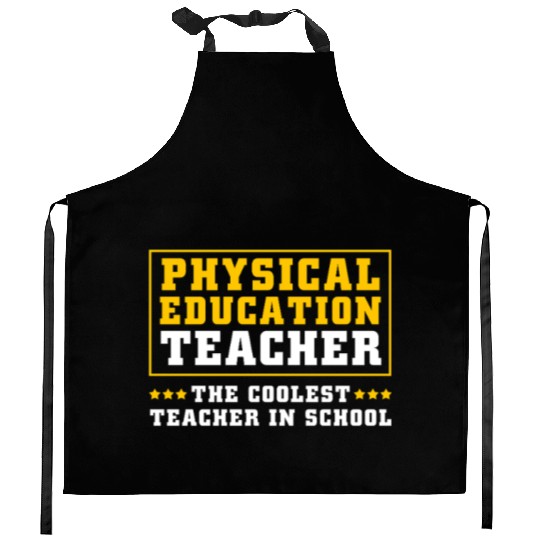 Physical Education Teacher Sports Coach Kitchen Aprons