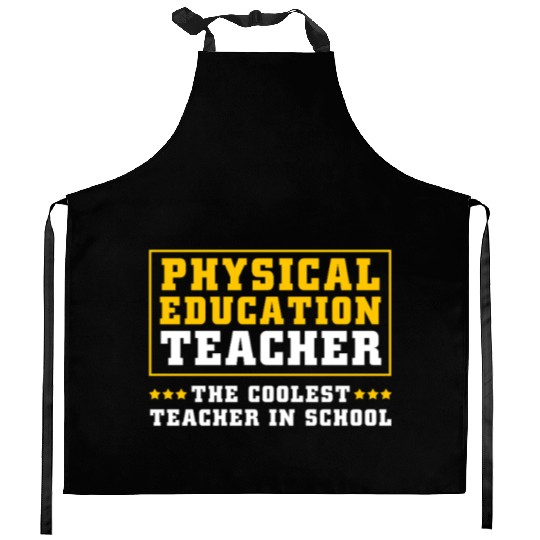 Physical Education Teacher Sports Coach Kitchen Aprons