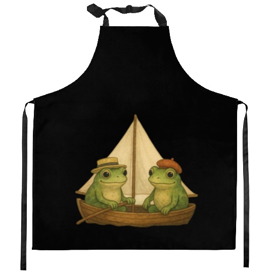 Frog Boat Kitchen Aprons