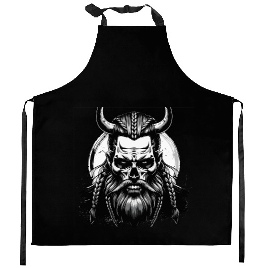 Viking Warrior Man Odin Thor Norman Walhalla Kitchen Aprons