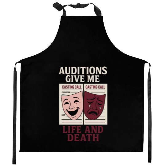 Theater Kid Drama Club Musical Theater Nerd Stage Kitchen Aprons