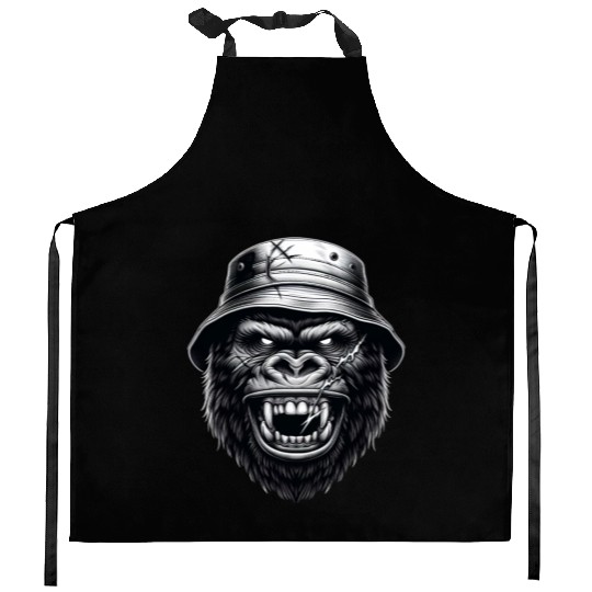 Savage Gorilla – Streetwear Beast Art Kitchen Aprons