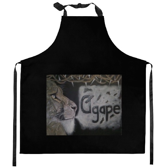 Lion of Judah Painting | Agape Love | RT Art © Kitchen Aprons