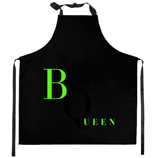 Bougie Queen Lime&Black Kitchen Aprons
