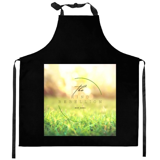 The Kind Rebellion – Grass & Sun Logo (2025) Kitchen Aprons