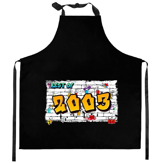 Rebel 2003 Graffiti – 22 Years of Bold Vibes Kitchen Aprons