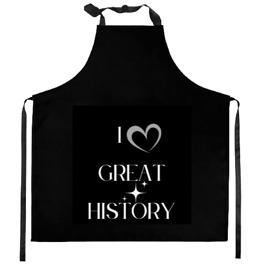 I BLACK HISTORY Kitchen Aprons