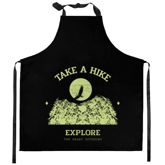 Take A Hike Kitchen Aprons