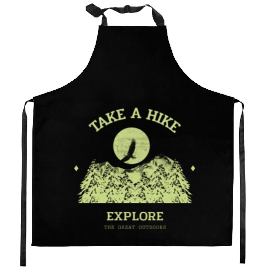 Take A Hike Kitchen Aprons