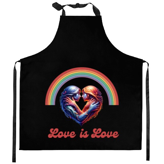 Love is Love / equality Kitchen Aprons
