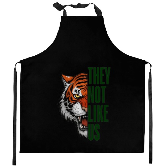 They Not Like Us – Tiger Graphic Kitchen Aprons