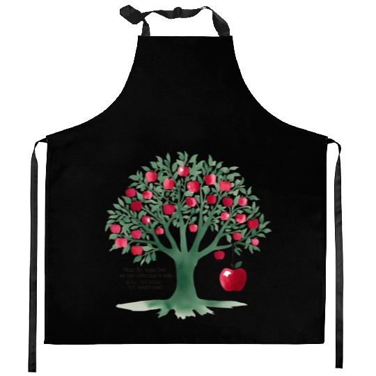 From the apple tree all beginnings Kitchen Aprons