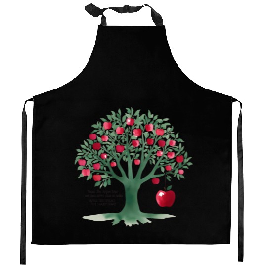 From the apple tree all beginnings Kitchen Aprons