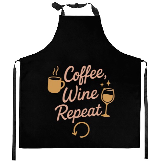 Single Mom Life Chaos Coordinator Wine Coffee Kitchen Aprons