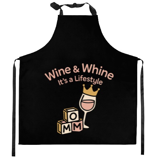 Single Mom Life Chaos Coordinator Wine Coffee Kitchen Aprons