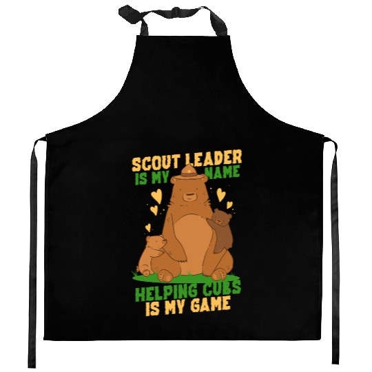 Scout Leader Is My Name Kitchen Aprons