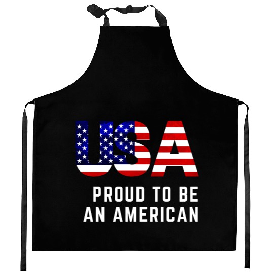 Proud to be an American Kitchen Aprons